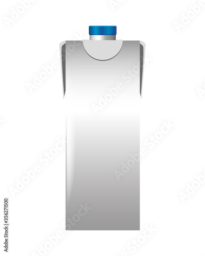 bottle product with metalic gray color