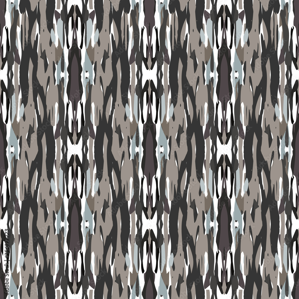 Hand Drawn, Paint Texture. Shibori Seamless Hand Drawn, Paint Texture. Shibori Seamless