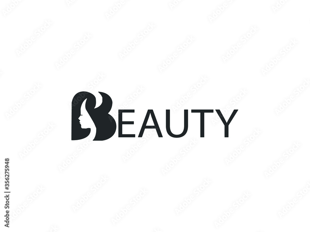 Beauty logo design. b letter beauty logo. b letter logo Beauty logo design. b letter beauty logo. b letter logo