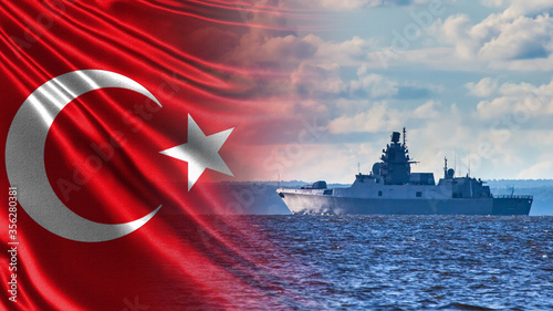 Turkish Navy. The ship agai...