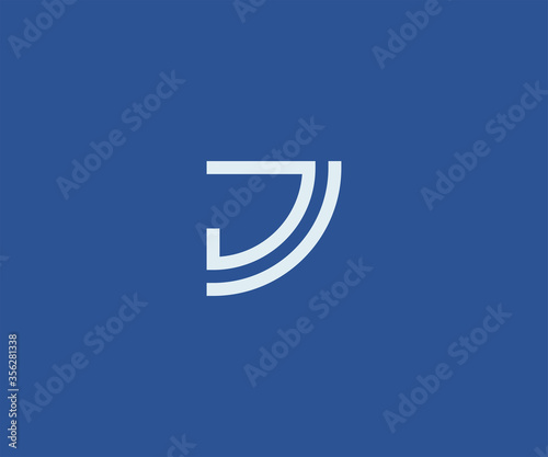 Free Download Abstract letter J logo design vector template - GFXLoad