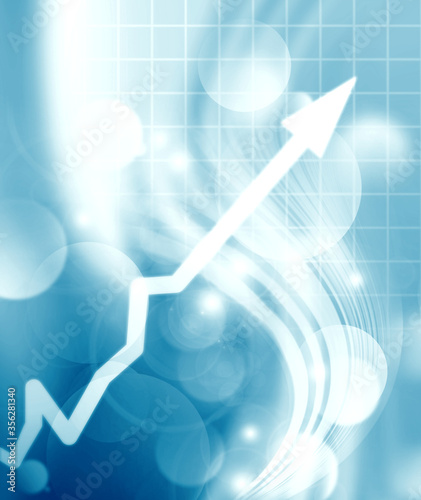 Arrow graph going up