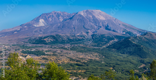 View of Mount Saint Helens in Washington
