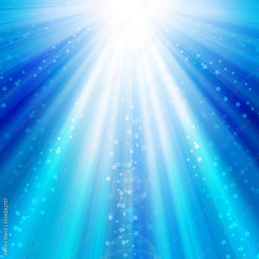 blue sky with rays blue sky with rays