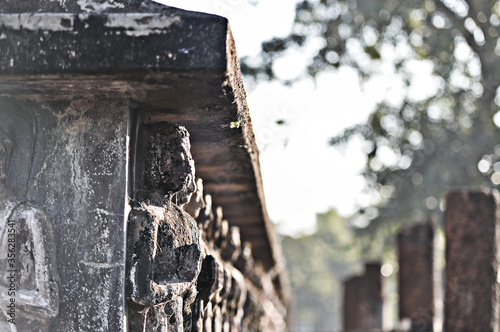 Sukothai historical park, Unesco world heritage, Thailand photo