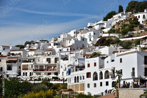 beautiful white village, Frigiliana, Spain  © Tonic Ray Sonic