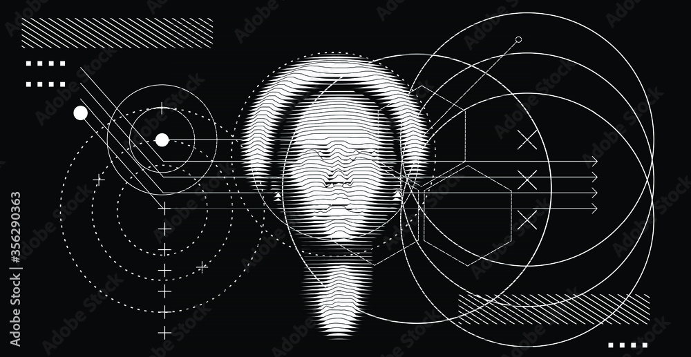 Obraz na plátně Artificial Intelligence concept