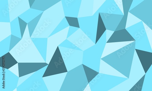 multicolor blue geometric rumpled triangular low poly style gradient illustration graphic background. Vector polygonal design for your business.