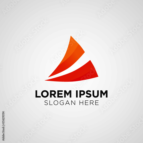 Abstract finance logo vector symbol