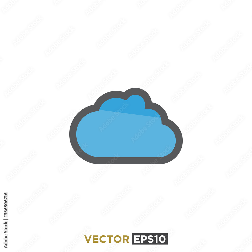 Cloud Icon Design Vector Illustration Cloud Icon Design Vector Illustration