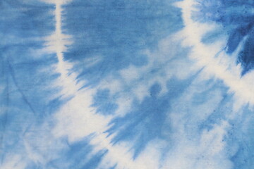 tie dye abstract blue background from nature.