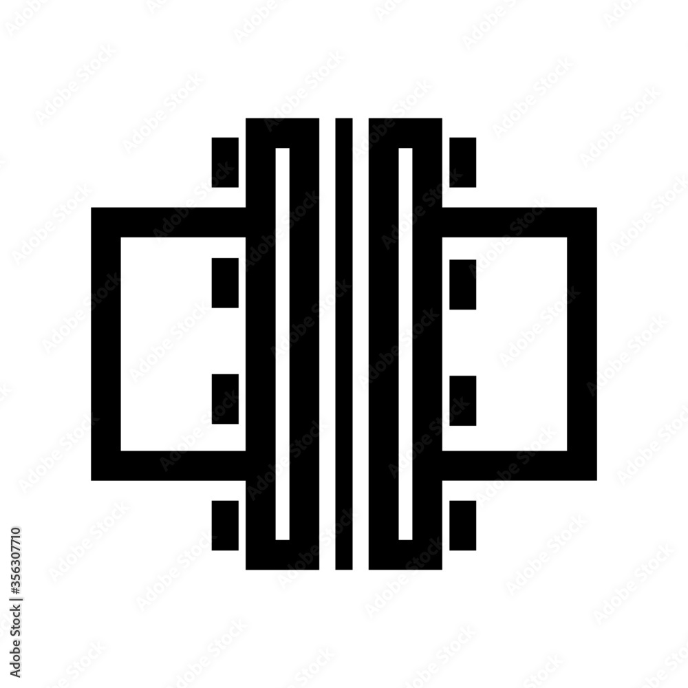 Jointing pipe icon Jointing pipe icon