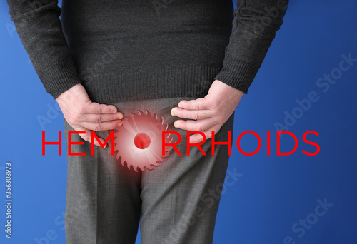 Elderly man suffering from ...