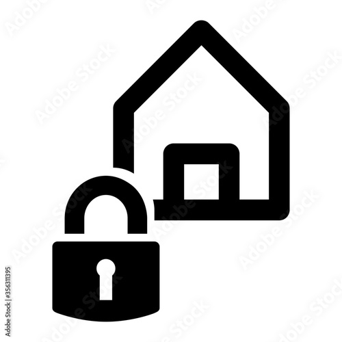 Home security icon