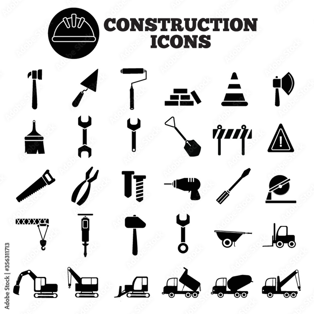 construction icons construction icons