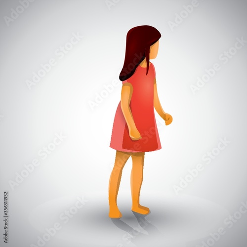 girl standing