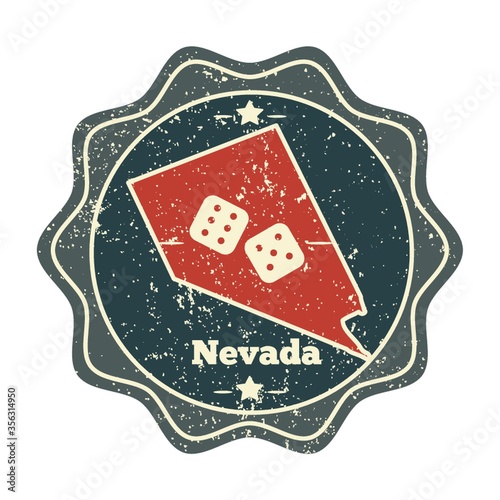 Photography nevada map label