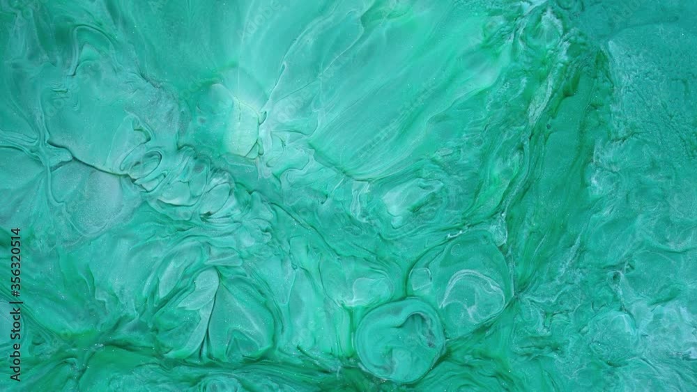 Colorful abstract painting. High resolution picture. ink color mixing. close up texture. aqua menthe