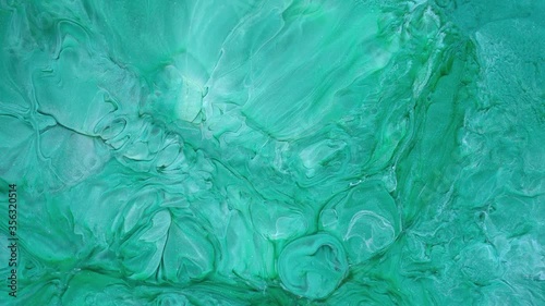 Wallpaper Mural Colorful abstract painting. High resolution picture. ink color mixing. close up texture. aqua menthe Torontodigital.ca