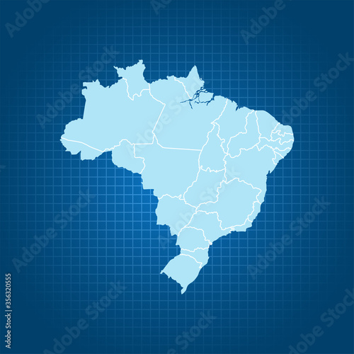 map of Brazil