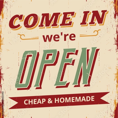 come in we're open wallpaper