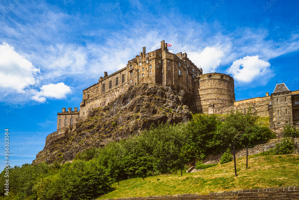 Edinburgh Castle in edinburgh, scotland, uk