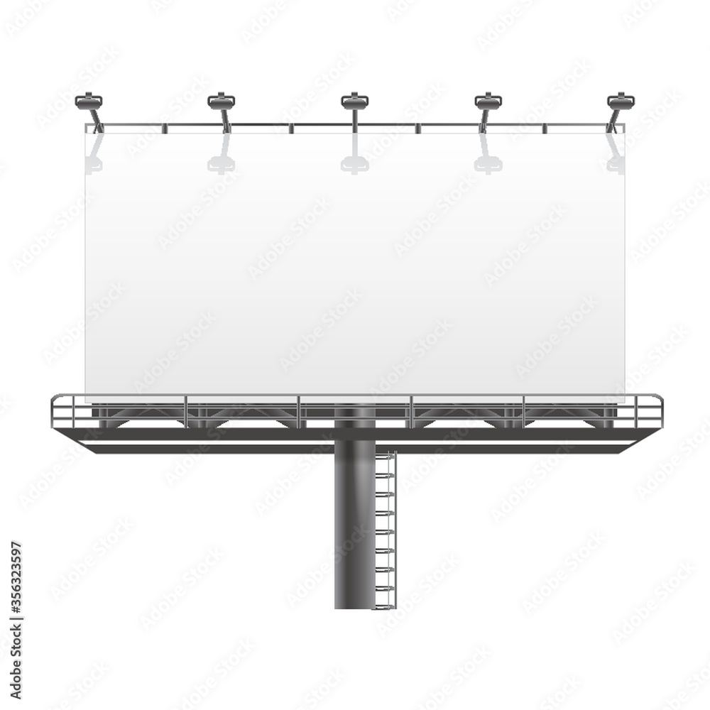 Obraz premium blank advertising billboard