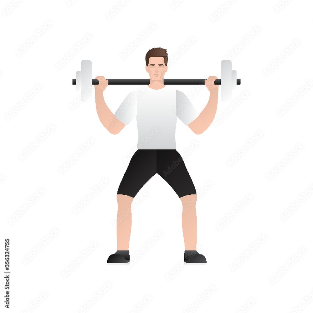 man weightlifting man weightlifting