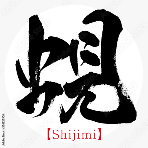 蜆・Shijimi（筆文字・手書き）