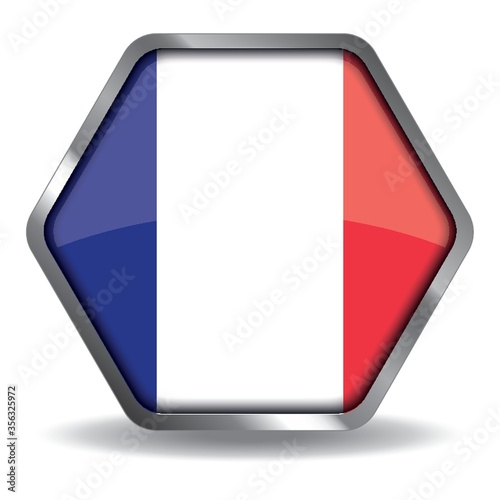 france flag button Free Download france flag button - GFXLoad