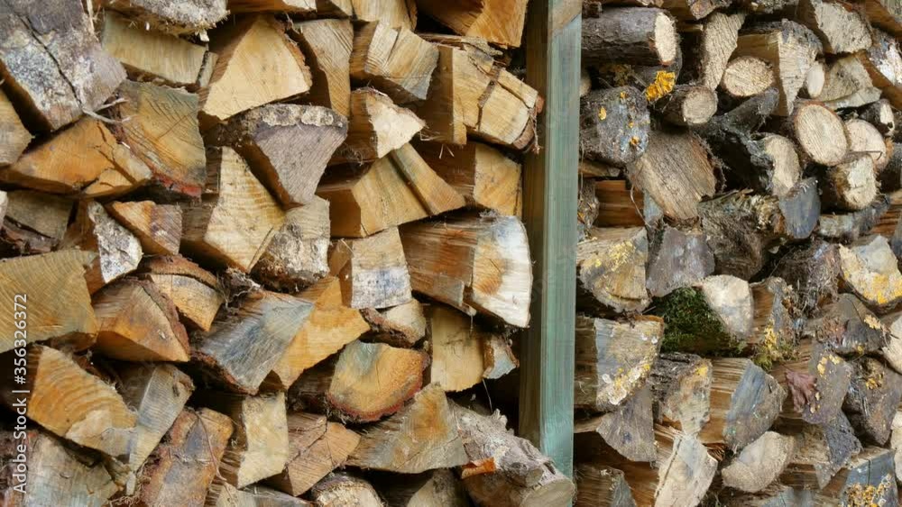 CU PAN Stacked firewood / Saarburg, Rhineland-Palatinate, Germany CU PAN Stacked firewood / Saarburg, Rhineland-Palatinate, Germany