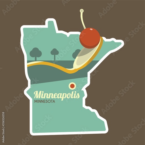 map of minnesota state