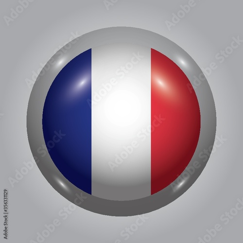 Free Download france flag button - GFXLoad
