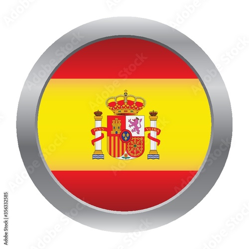 spain flag badge