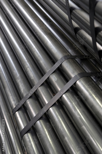 Metal. Pipes. Raw basic material for office furniture production. Office furniture production. Netherlands. Soldering
