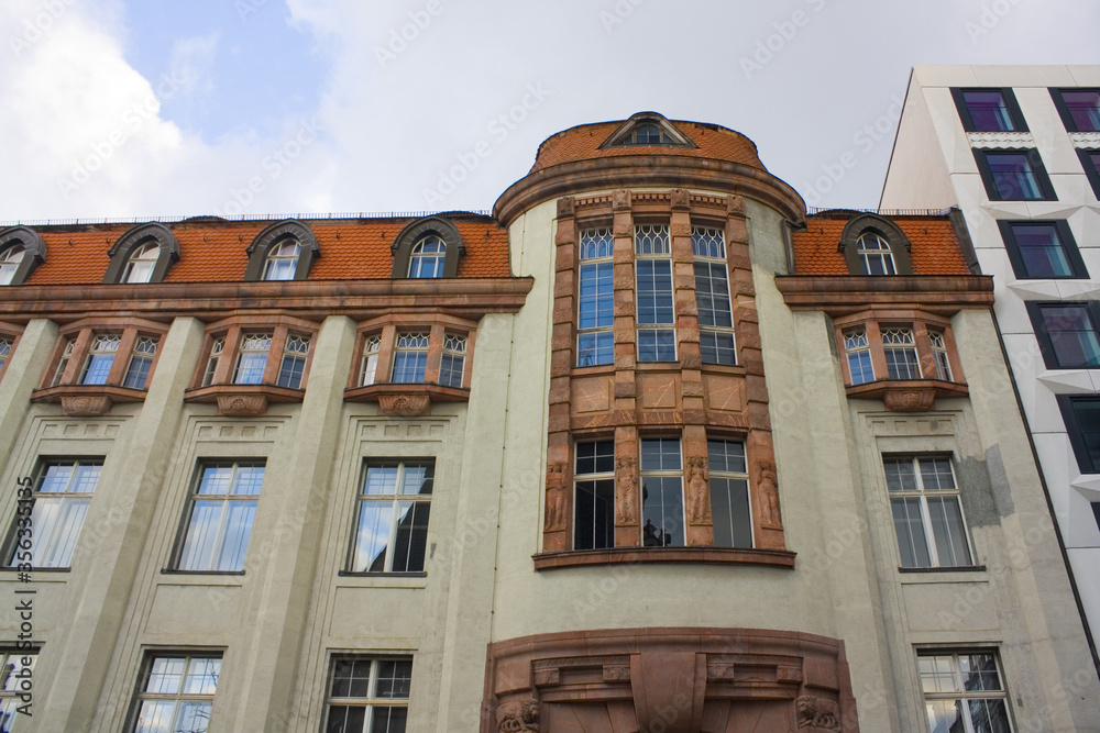 Historical building in Leipzig, Germany