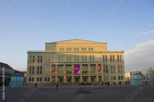 Opera House in Leipzig, German y