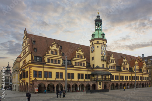 Altes Rathaus (Old Town Hall) in Leipzig, Germany