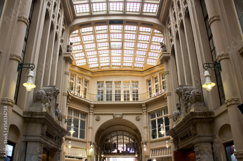 Madler Passage - famous shopping mall in Leipzig, Germany