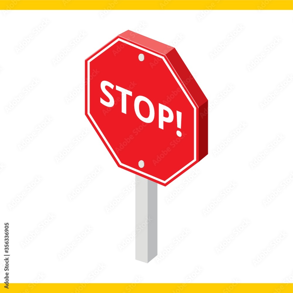 stop road sign