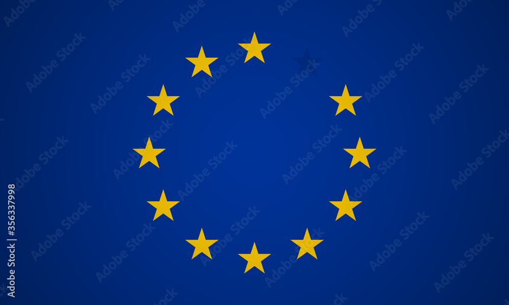 The flag of the European Union without a single star. EU flag without UK. The United Kingdom of Great Britain and Northern Ireland country withdrew from Europe. Recent events in the world The flag of the European Union without a single star. EU flag without UK. The United Kingdom of Great Britain and Northern Ireland country withdrew from Europe. Recent events in the world