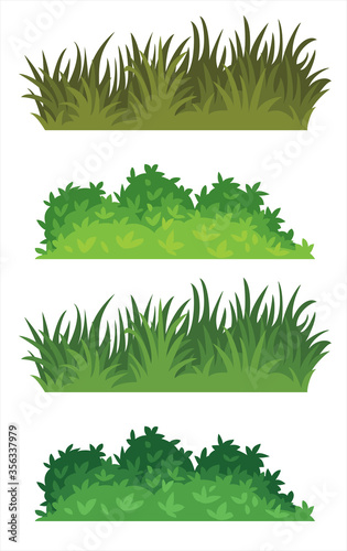 set of green grass © Manjusha