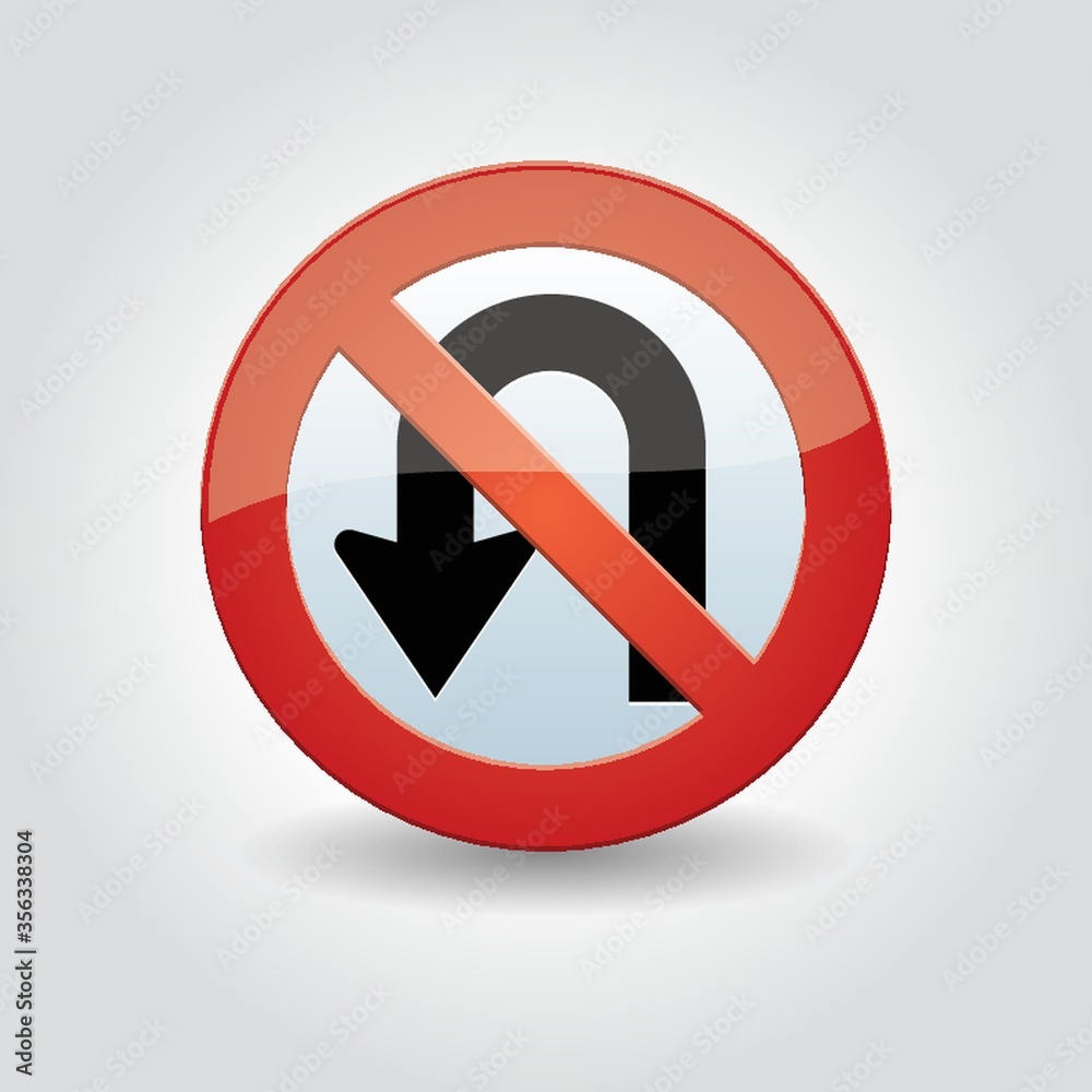 no u-turn sign no u-turn sign