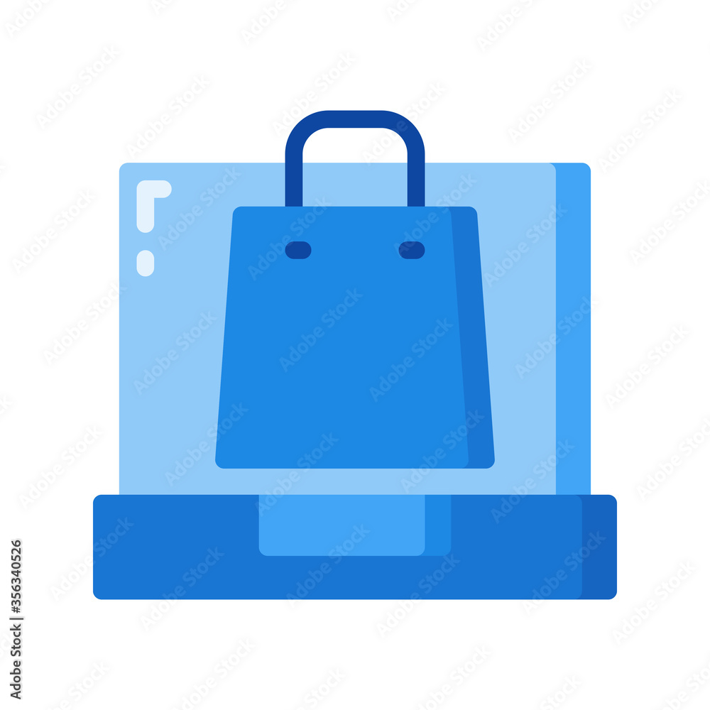 internet store flat icon