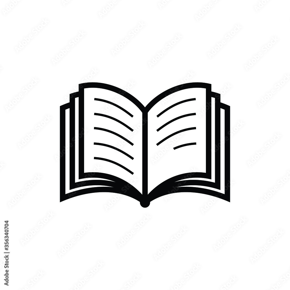 Open book icon isolated on white background, Book icon vector design concept, Book vector icon modern and simple flat symbol for web site, mobile, logo, app, template, business Open book icon isolated on white background, Book icon vector design concept, Book vector icon modern and simple flat symbol for web site, mobile, logo, app, template, business