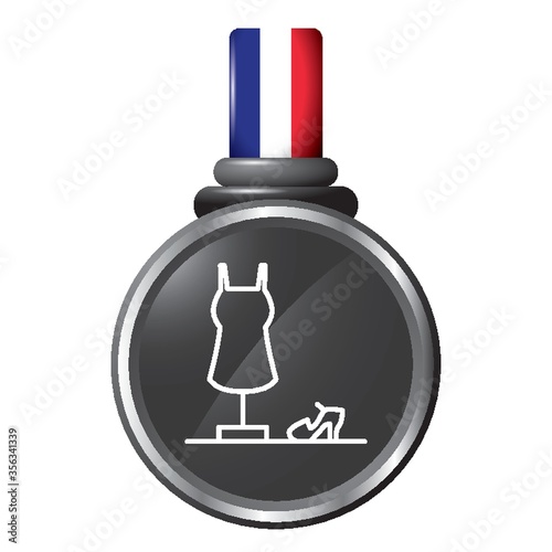 mannequin in a medal