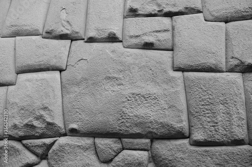 piedra de los 12 angulos .pared antigua cusco photo