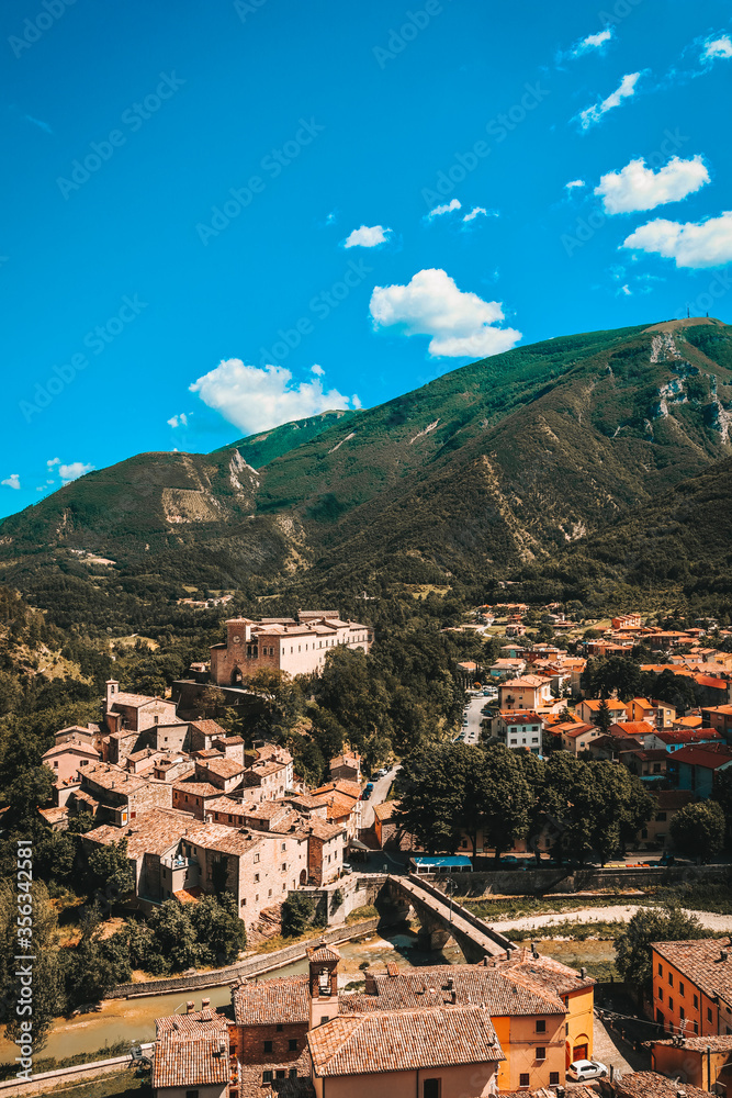 village in the mountains. Italy