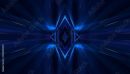 Abstract blue dark backgrou...