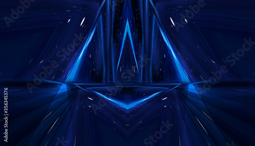 Abstract blue dark backgrou...